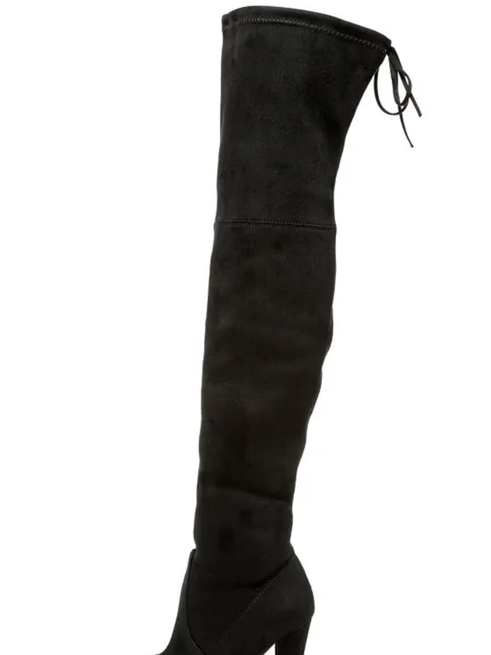 Steve Madden Gorgeous Black Suede Over the Knee Boots - Sz 7